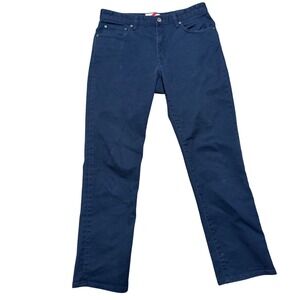 Best Made Co Mens Navy Blue 5-Pocket Twill Pants Straight Leg 31W 30L